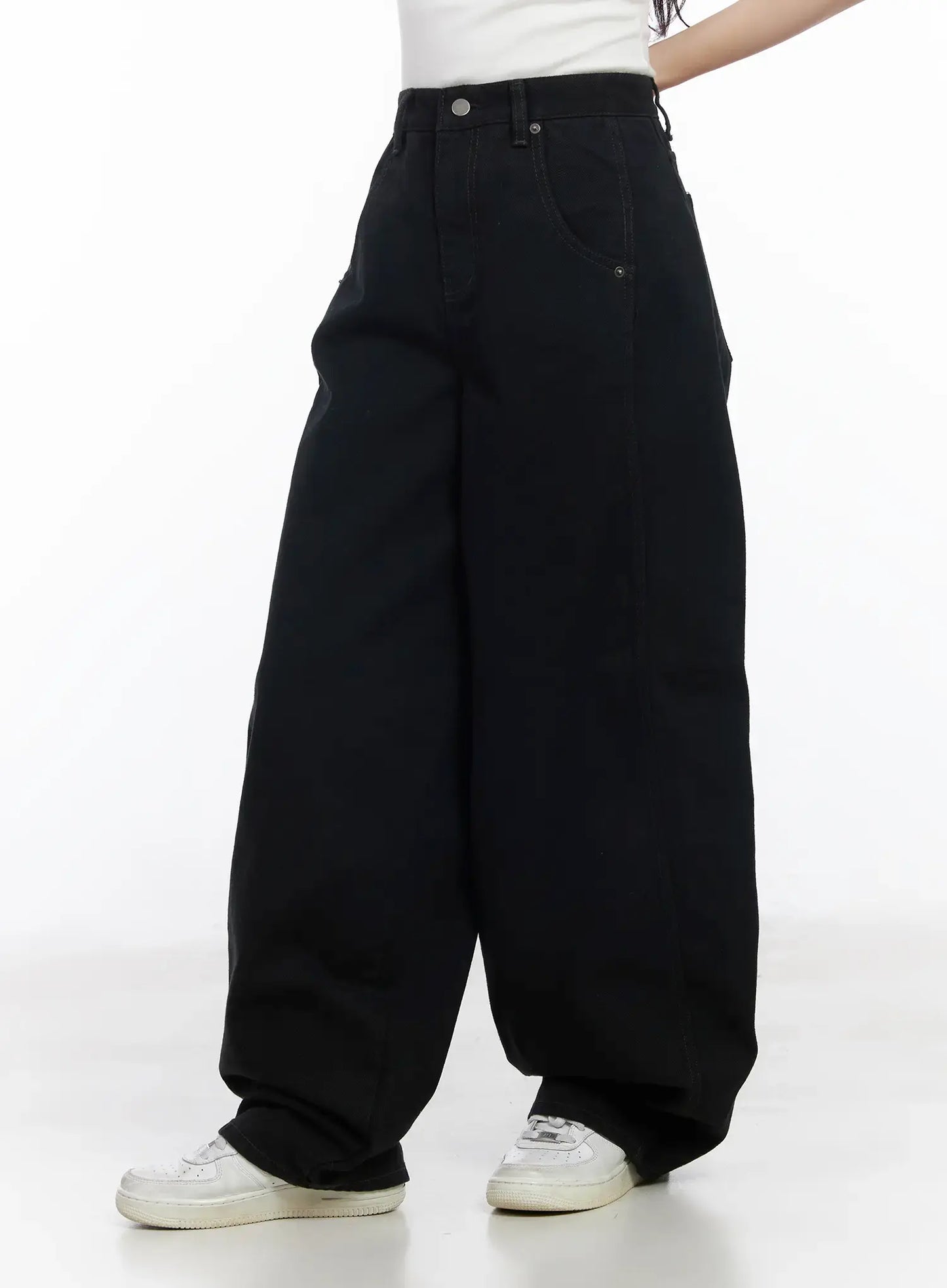 Angel Wing Wide-Leg Trousers CM526