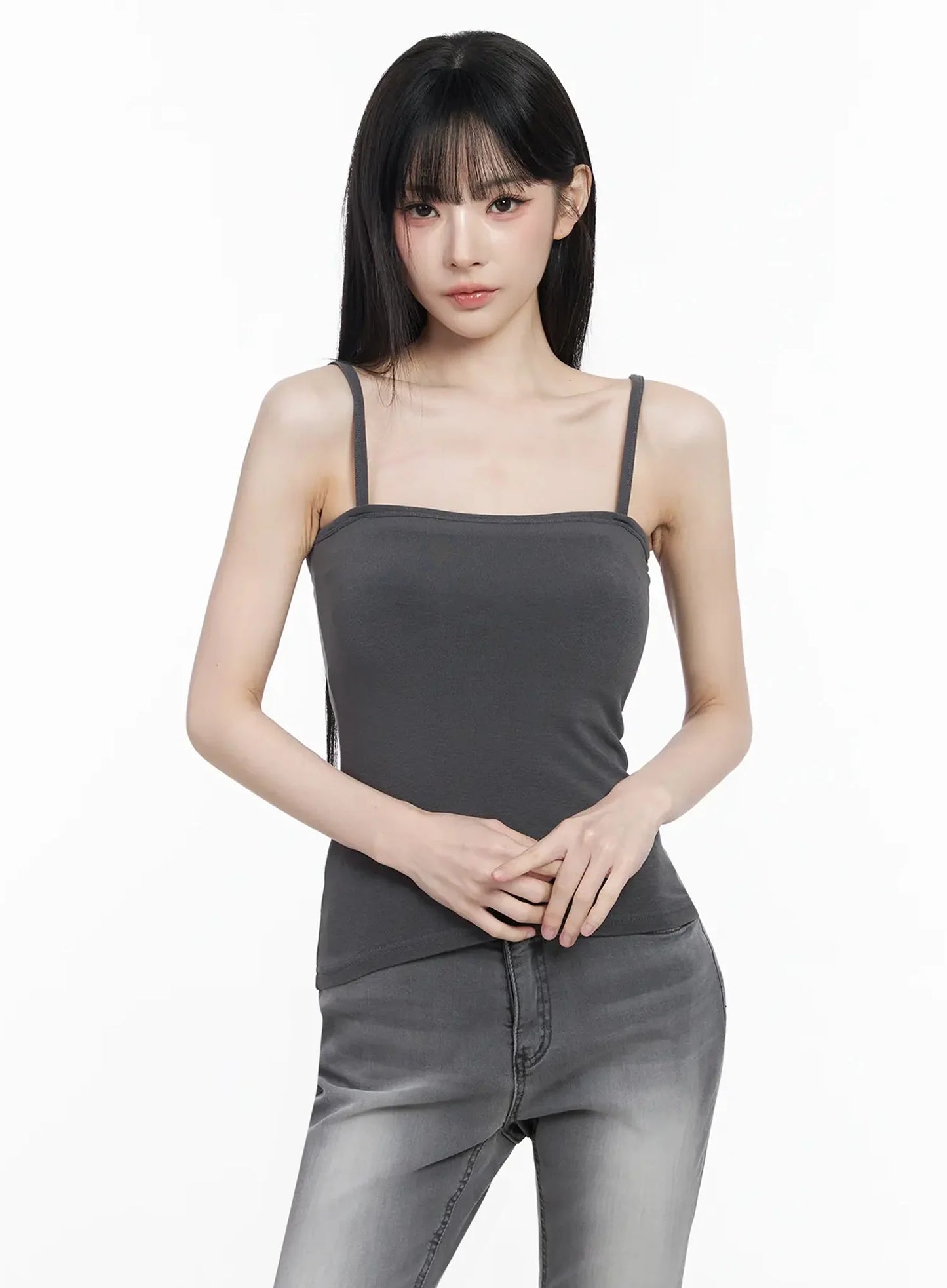 Button-Up Tank and Cardigan Duo IY511