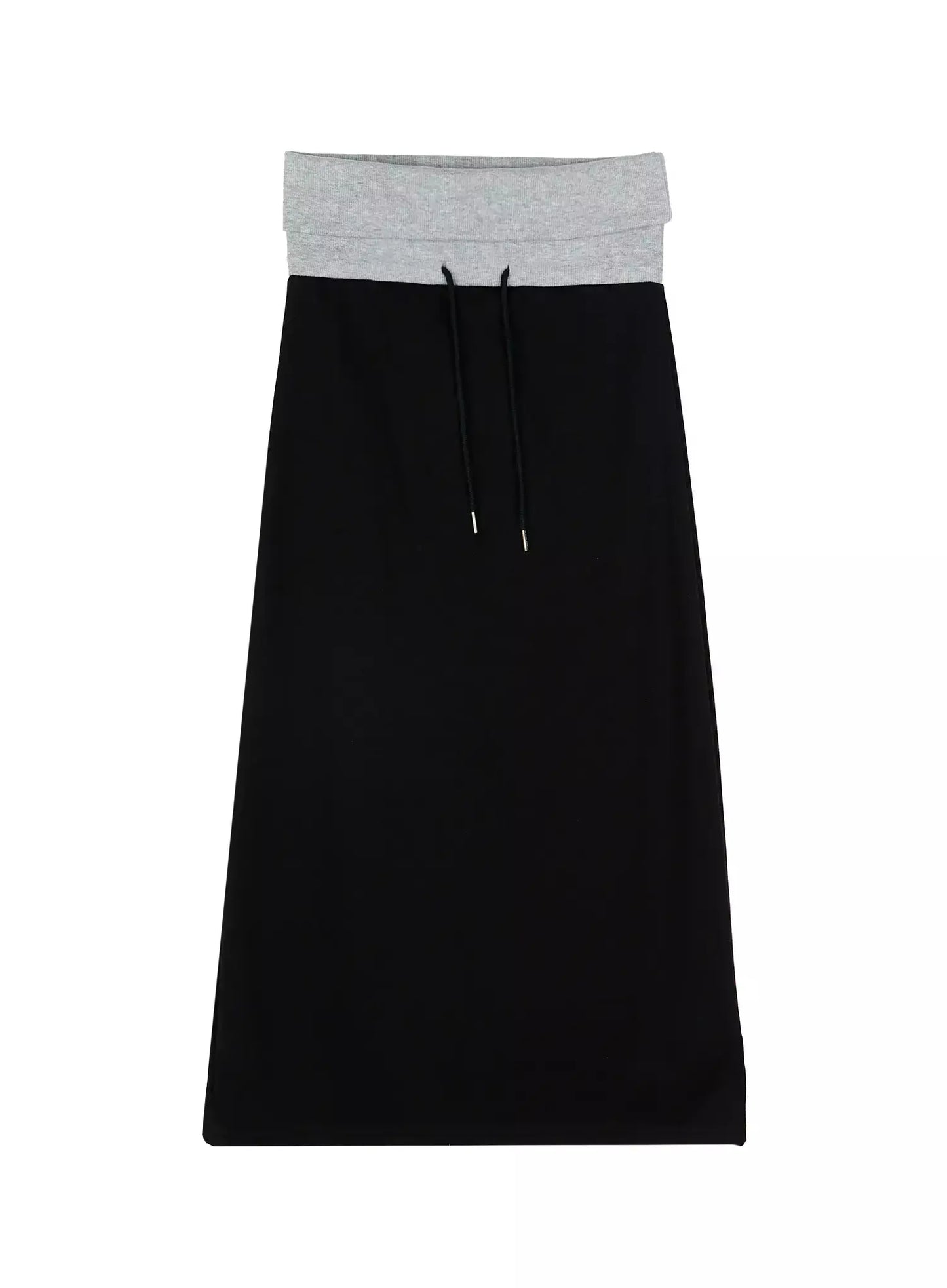 Casual Foldover Maxi Skirt IU509