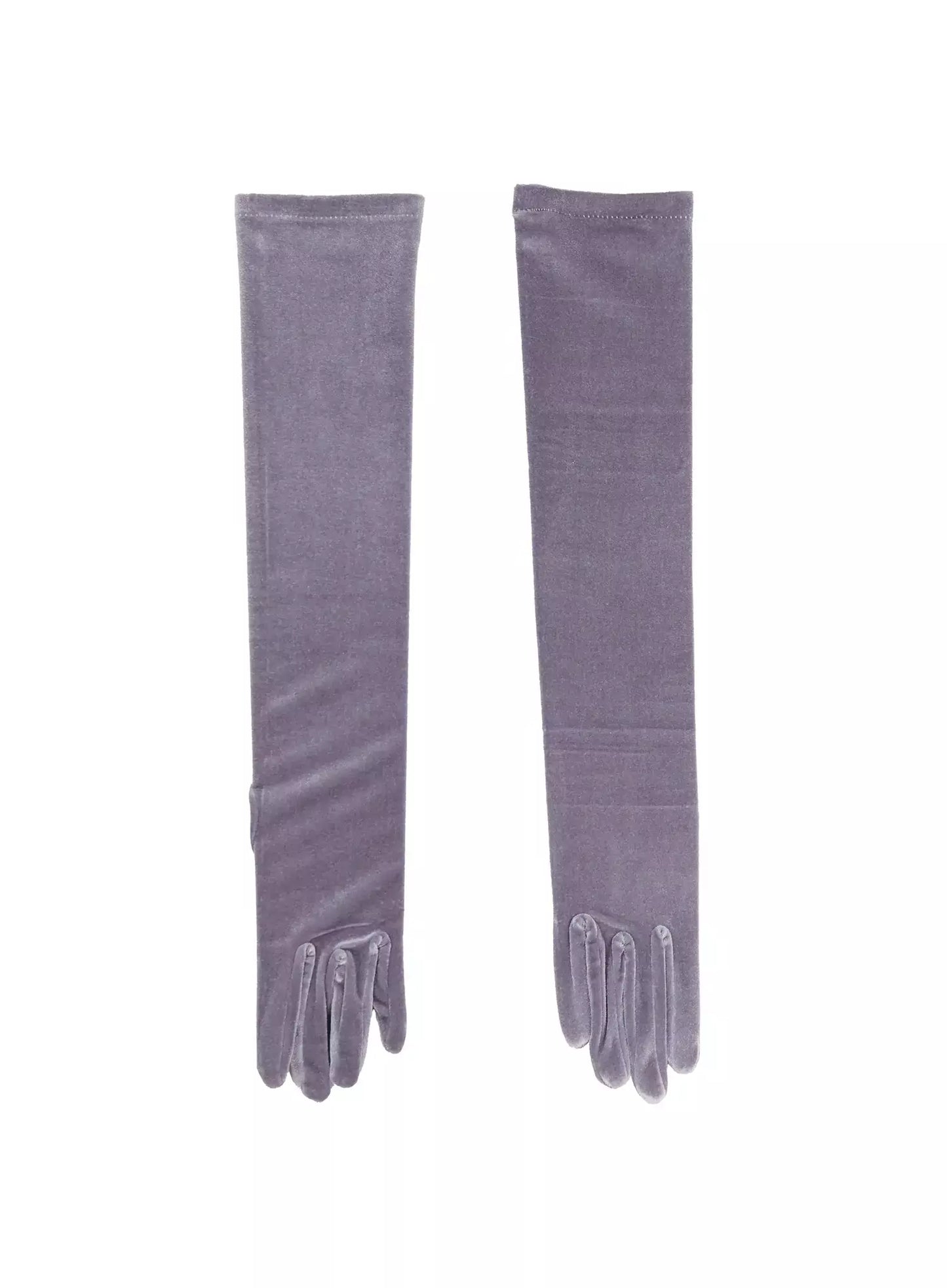 Chic Velvet Long Gloves IN507