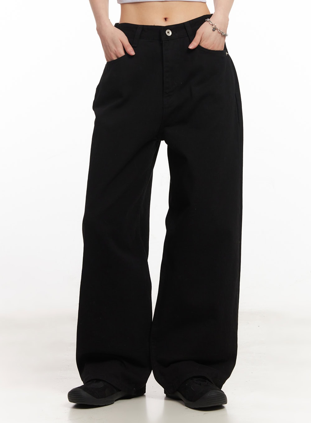 Classic Cotton Wide-Leg Pants CA516