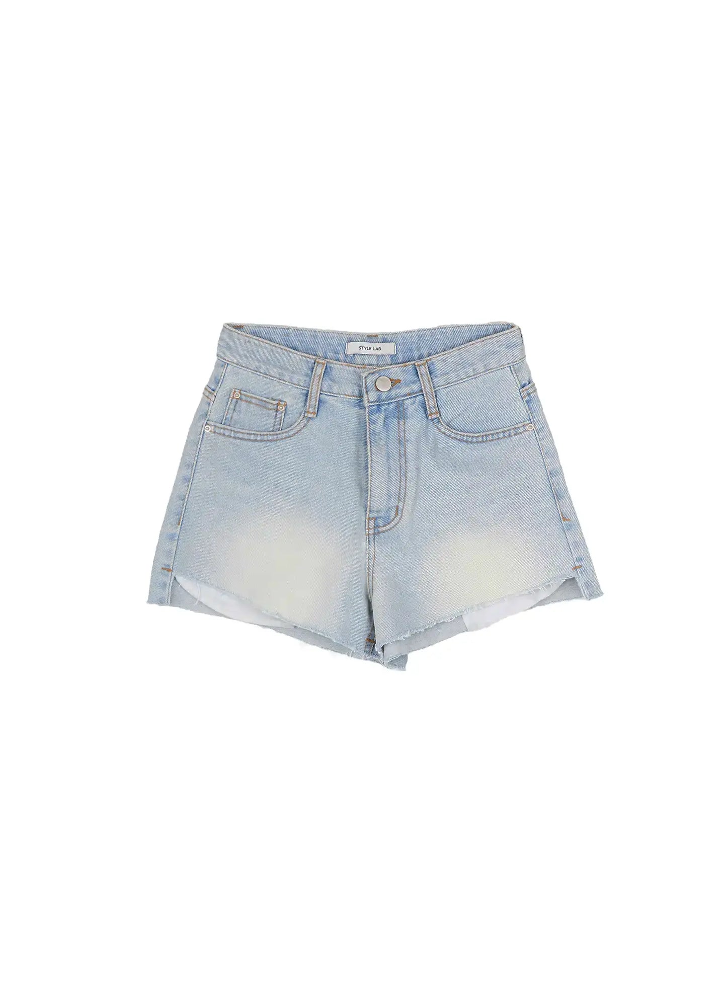 Basic High-Waist Denim Shorts CY514