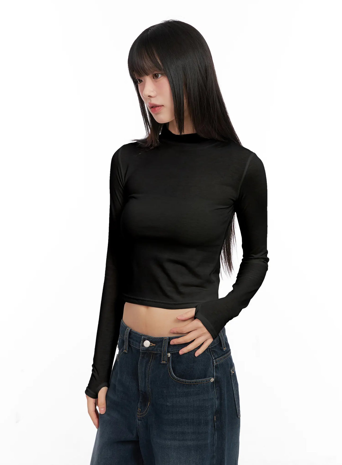 Basic Thermal Turtleneck Top CN520