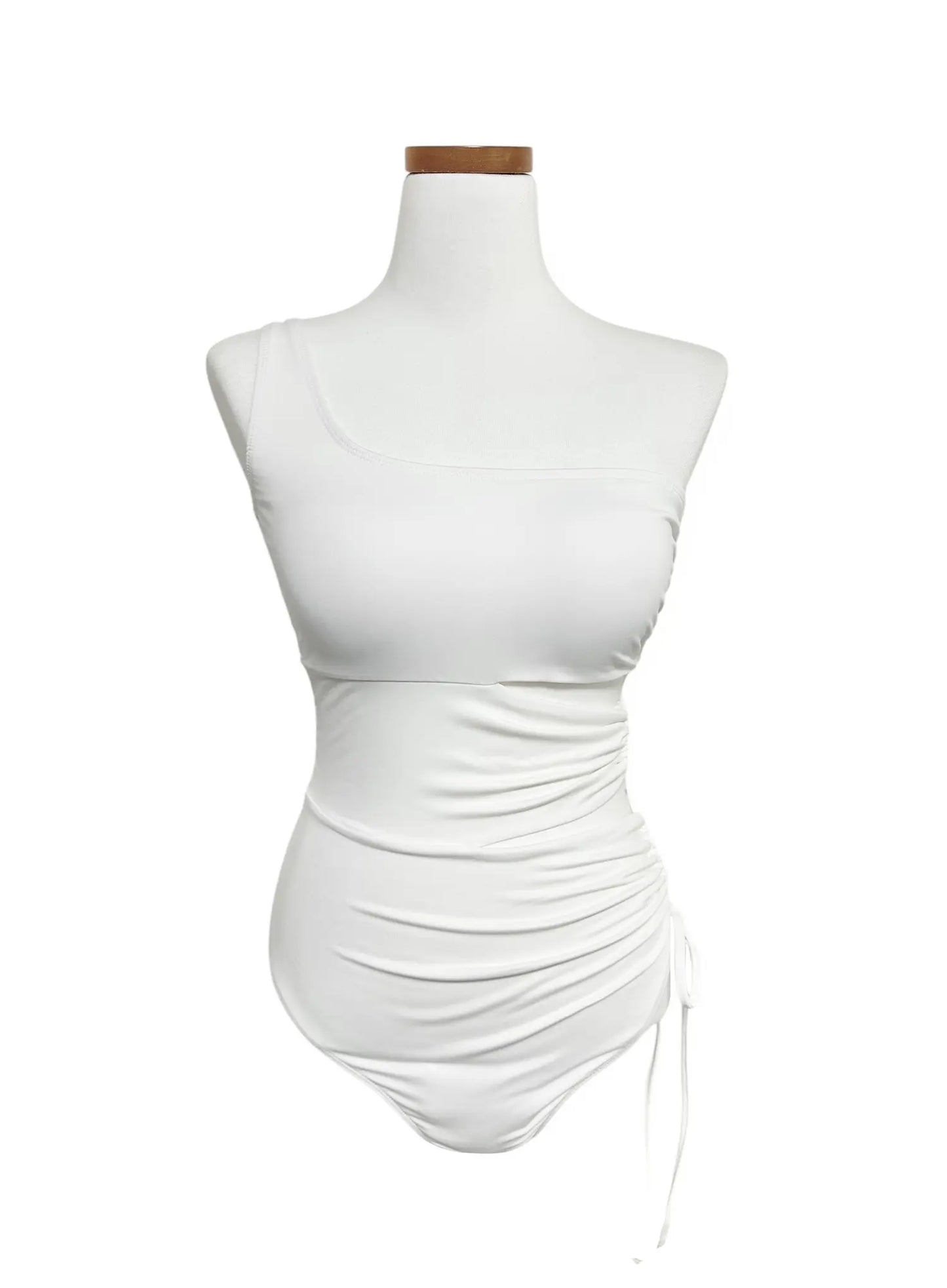 Asymmetric Strappy One Piece Swimsuit IY514