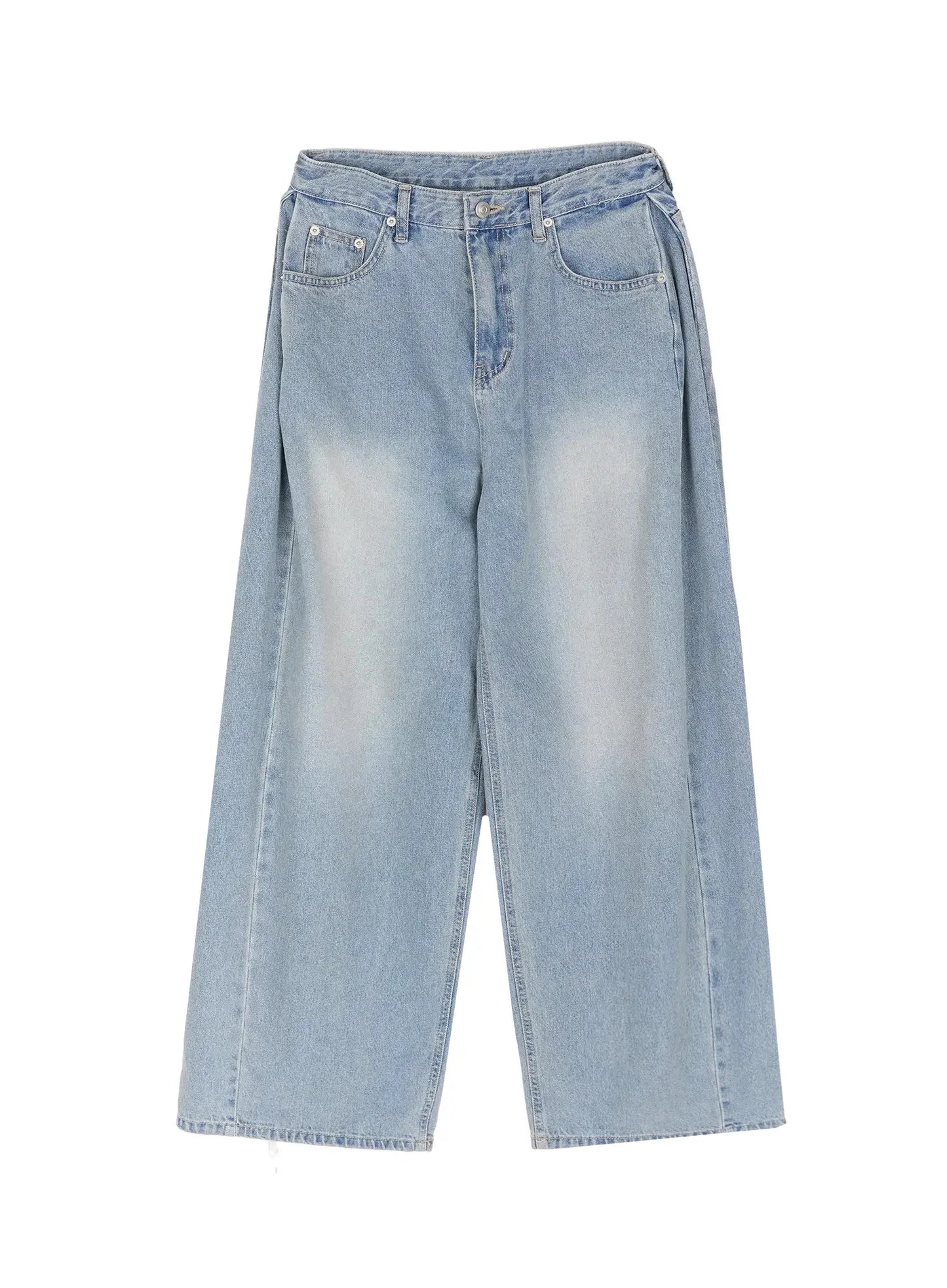 Coleen Side Pleat Baggy Jeans IL502