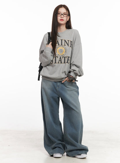 Amber Pintuck Wide-Leg Jeans CM511