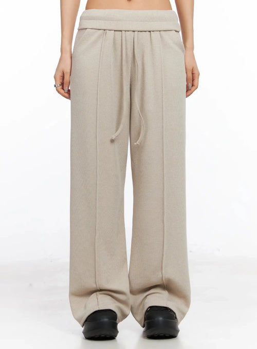 Casual Wide-Leg Sweatpants IA507