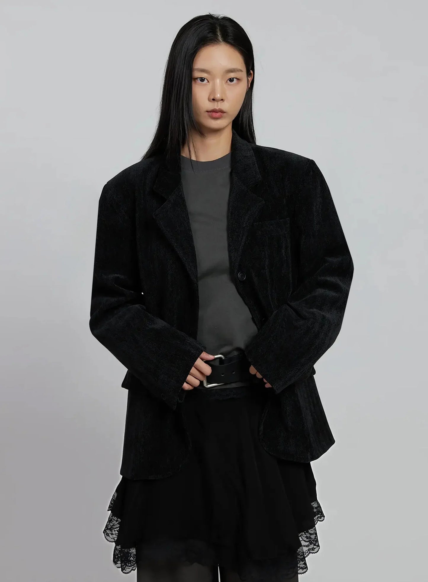 Classic Velvet Oversized Blazer IM520