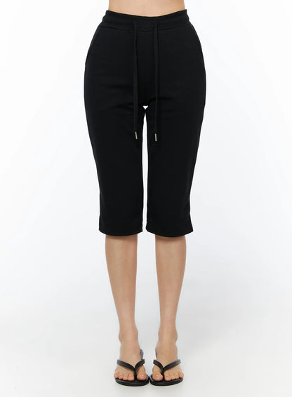 Capri Slit Pocket Pants IU516