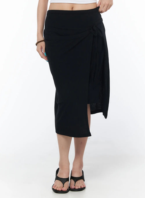 Asymmetrical Midi Skirt CY529