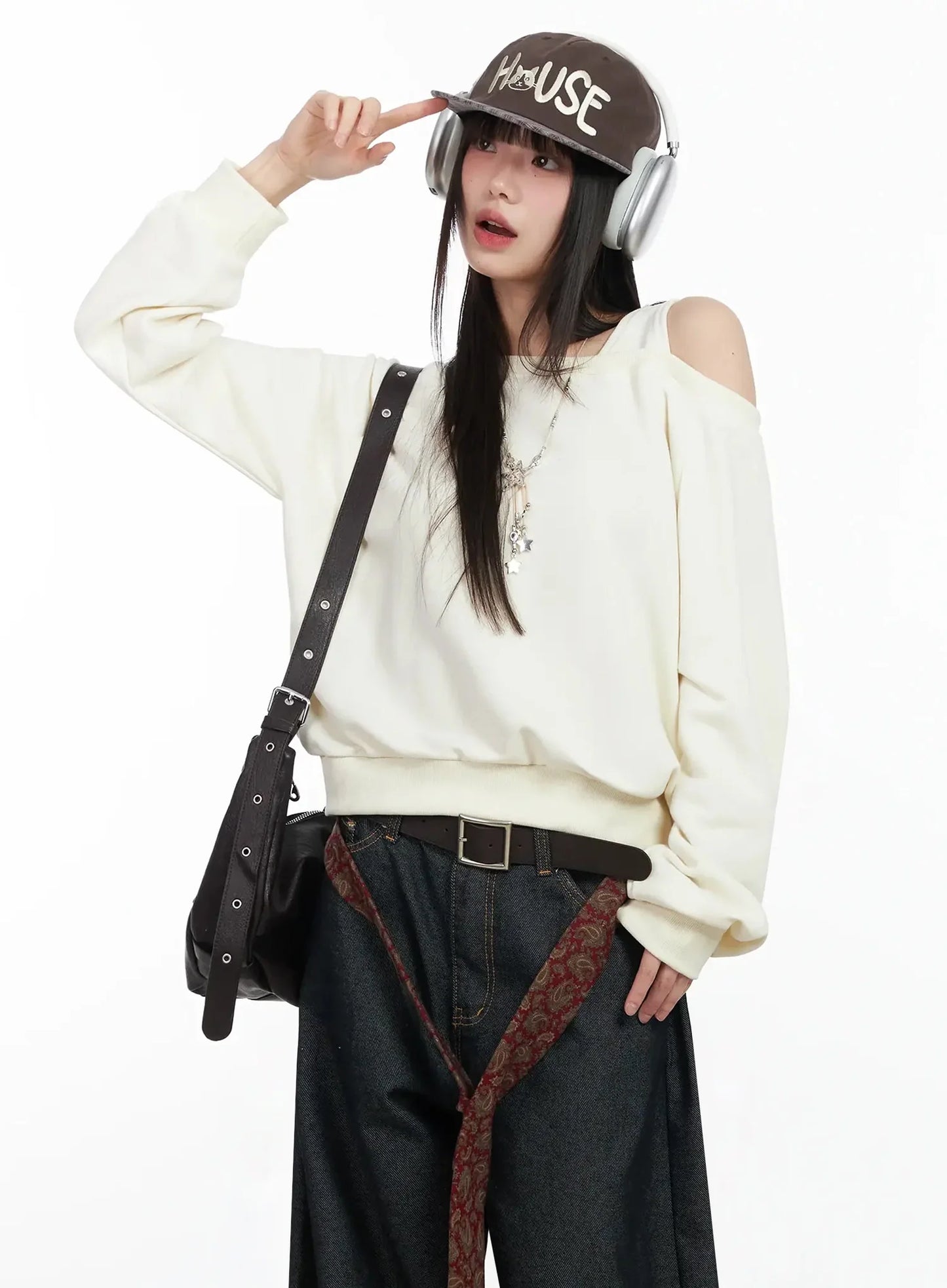 Casual Asymmetric Sweatshirt IM523