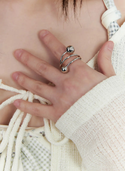 Ball Spiral Ring CM524