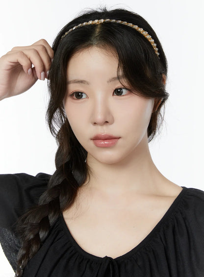 Beaded Chain Hairband IY511