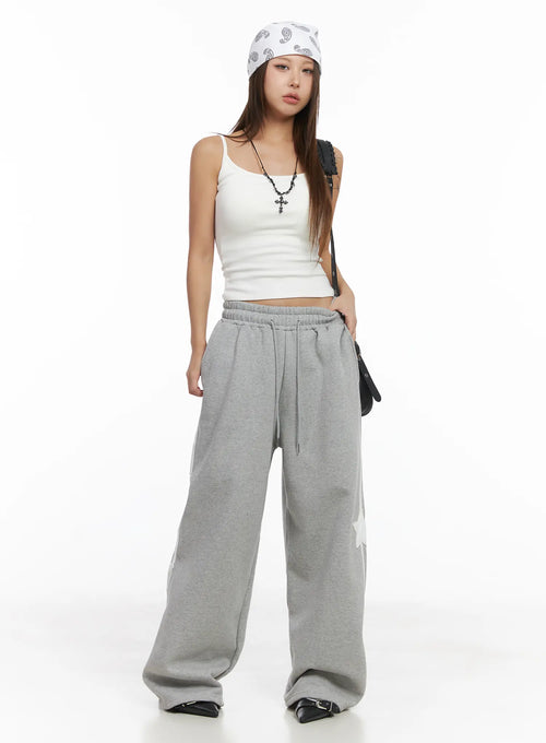 Basic Fleece Crop Tank Top CJ512