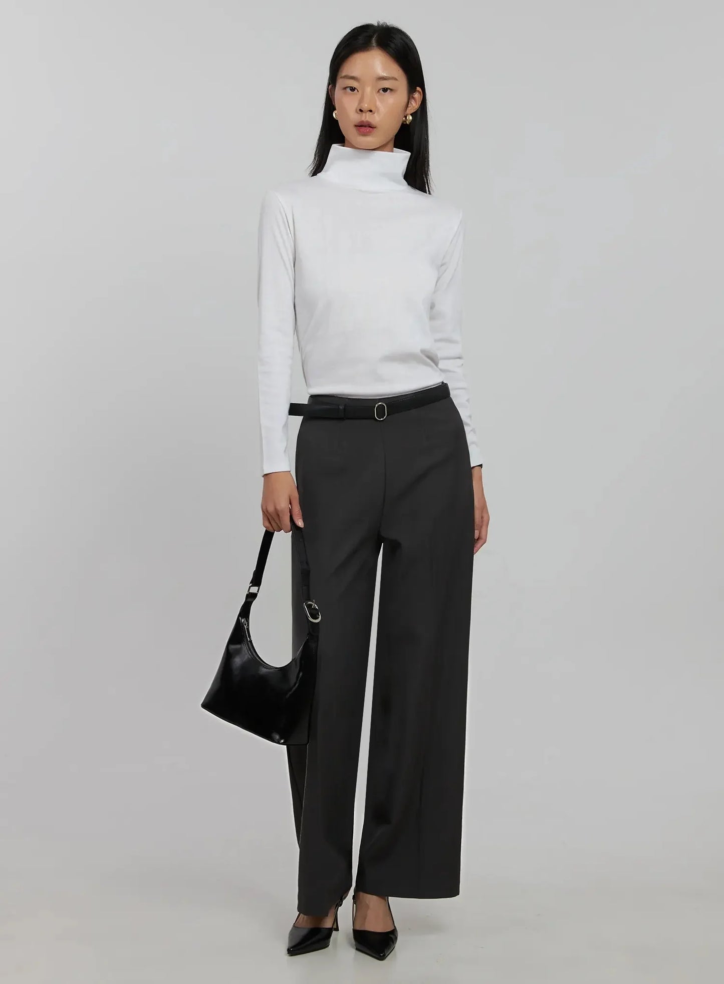 Basic Turtleneck Top IJ508
