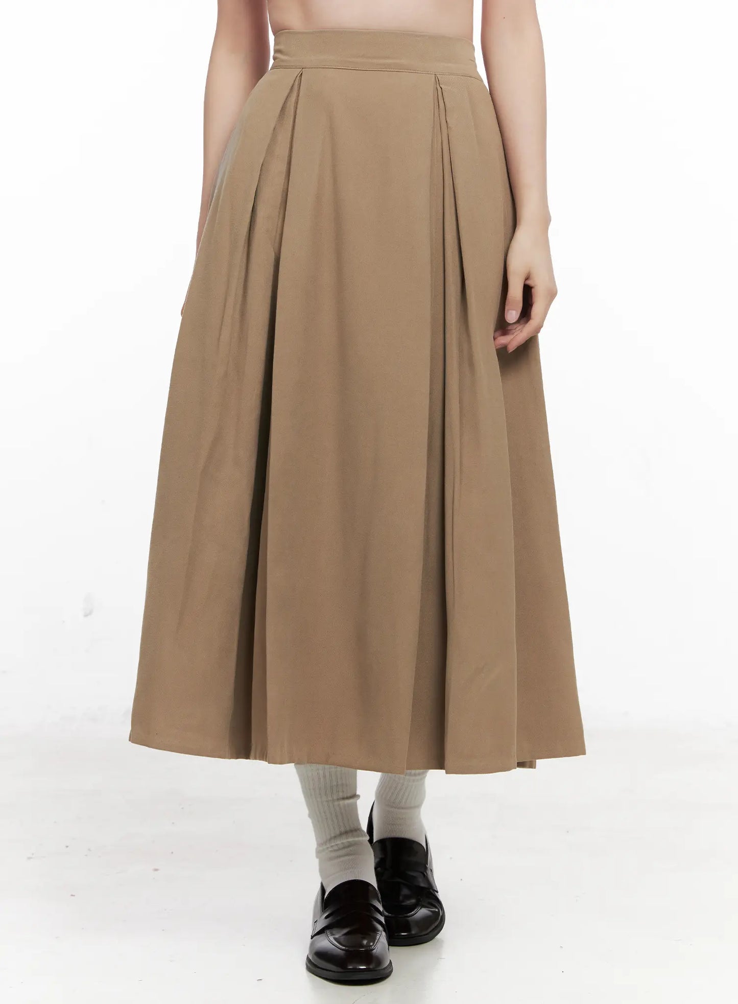 Classic Pintuck Maxi Skirt CO531