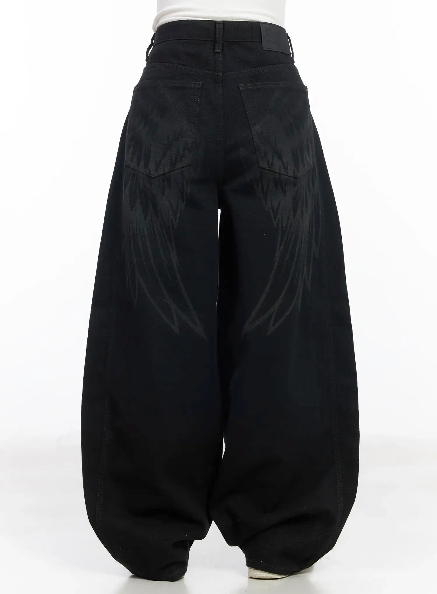 Angel Wing Wide-Leg Trousers CM526
