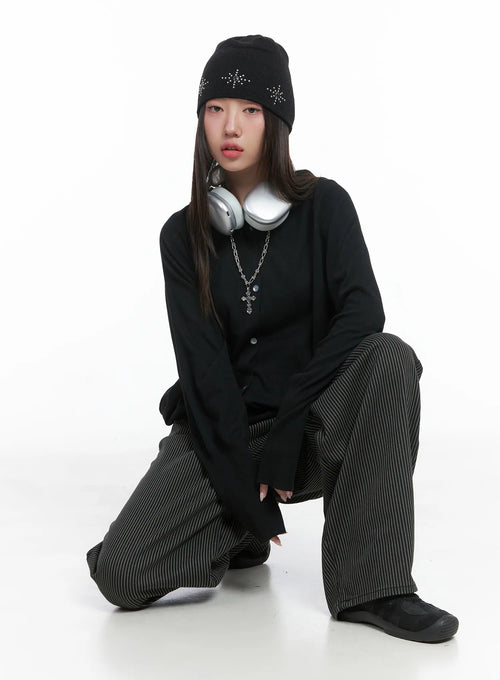 Casual Hooded Knit Cardigan CS503