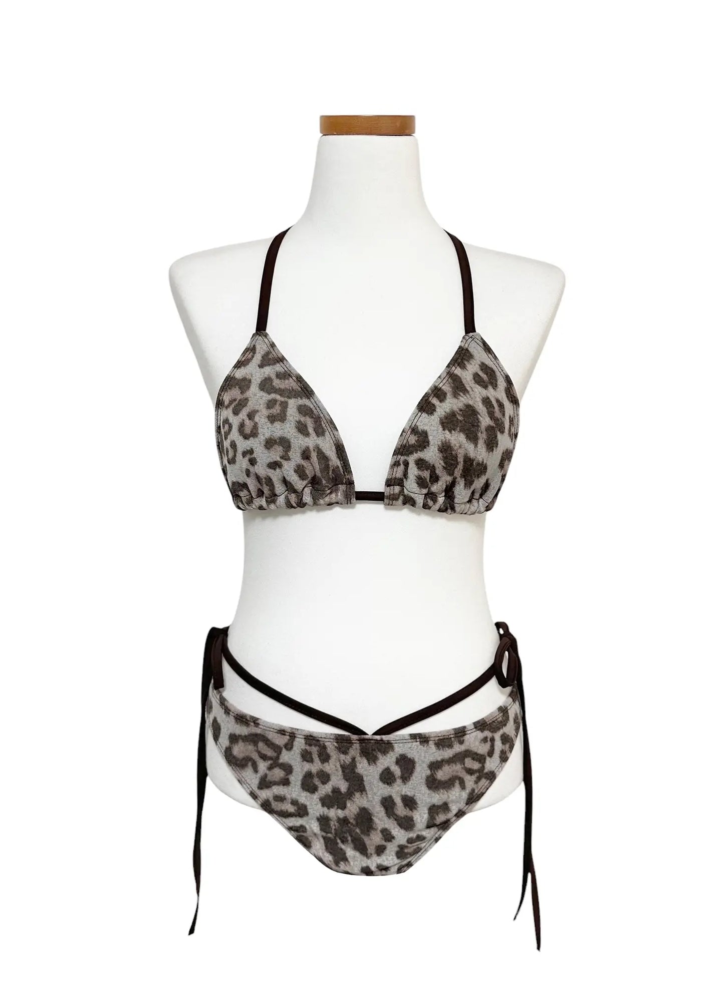 Chic Leopard Print Bikini Set IY514