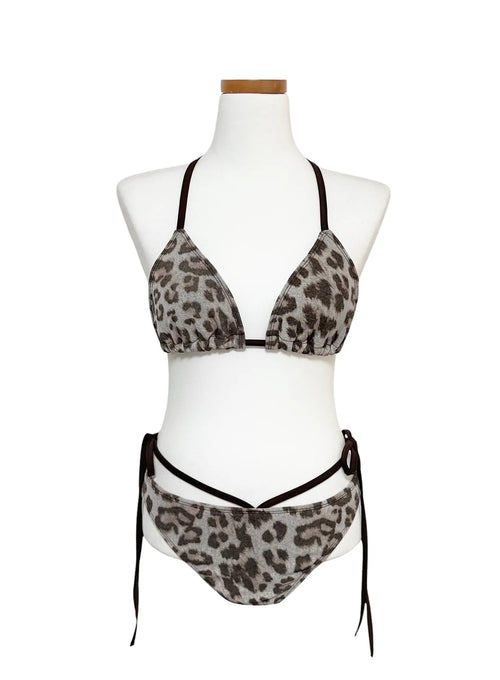 Chic Leopard Print Bikini Set IY514