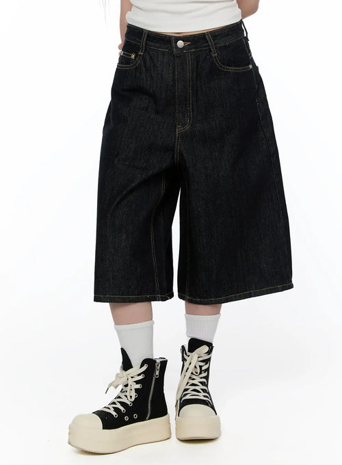 Ayleen High-Waist Wide Leg Jorts CA521