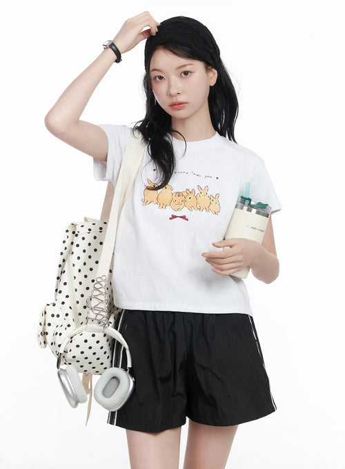 Casual Graphic Tee CA510