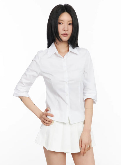 Classic 3/4 Sleeve Shirt CM516