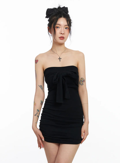 Chic Bow Tie Bodycon Dress CJ523