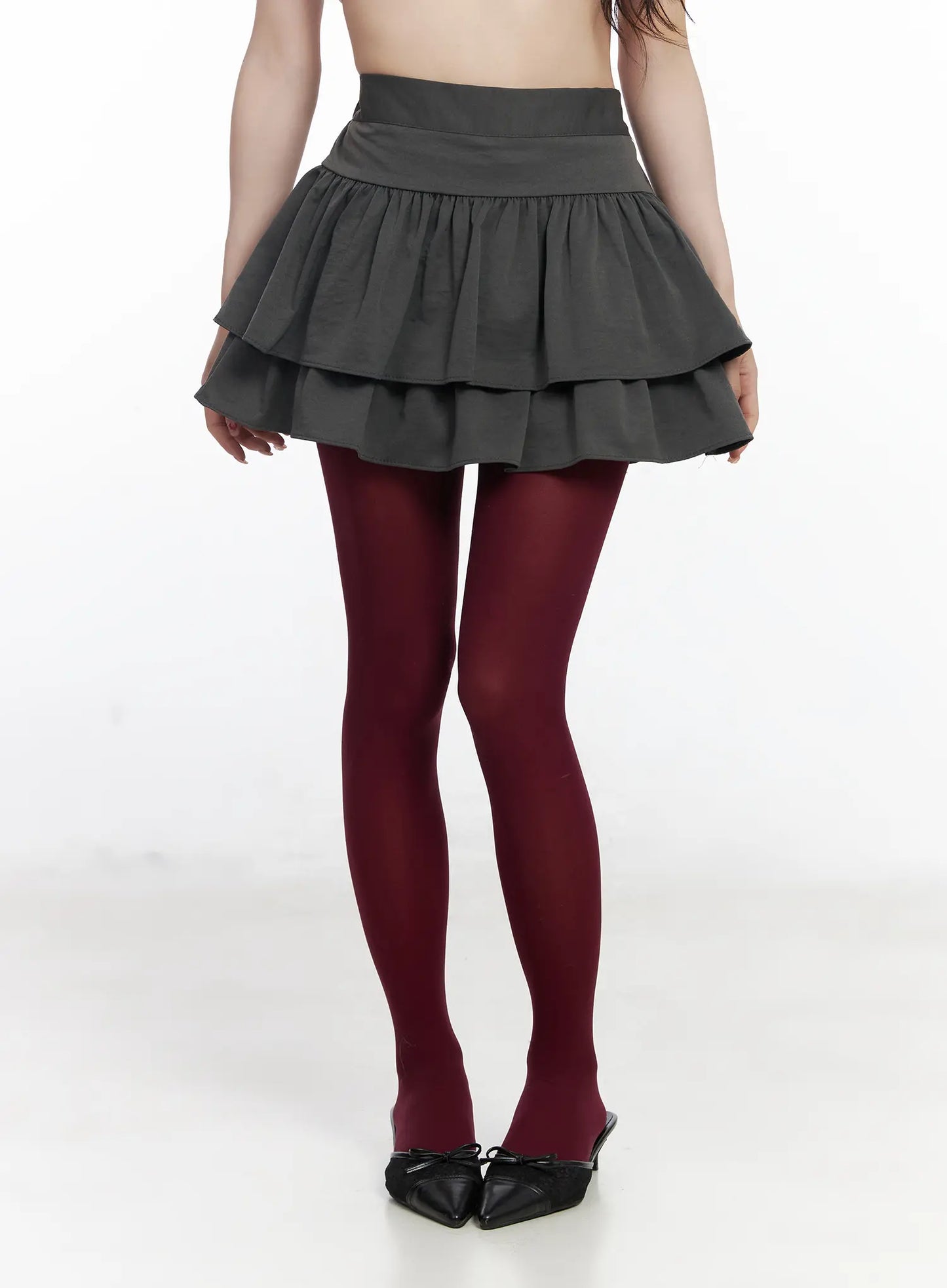 Chic Ruffled Layered Mini Skirt CJ526