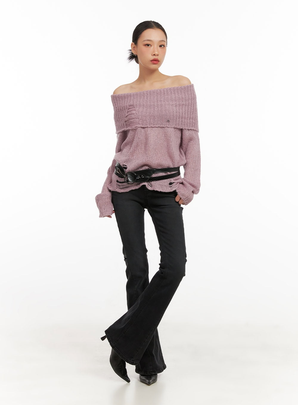Belle Slim Fit Flared Jeans CD410