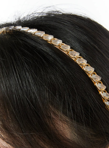 Beaded Chain Hairband IY511