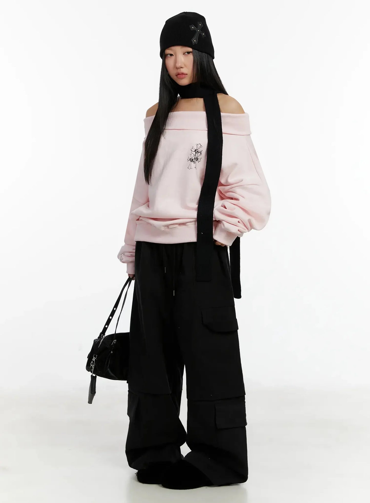 Baggy Drawstring Cargo Pants ID525