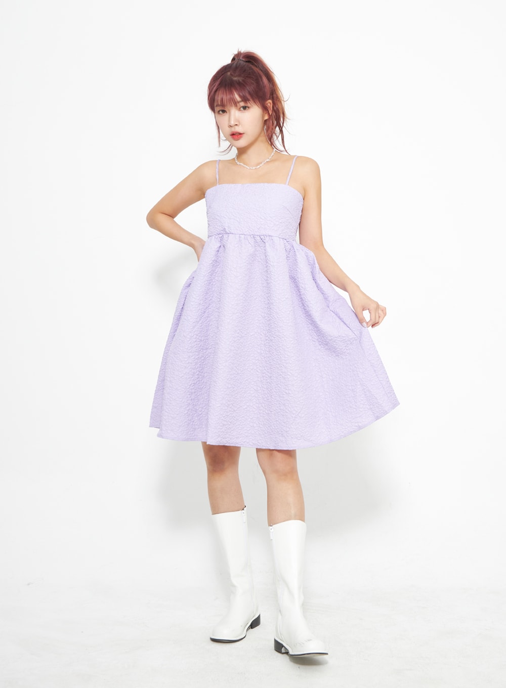 Back Strap Mini Dress IA314