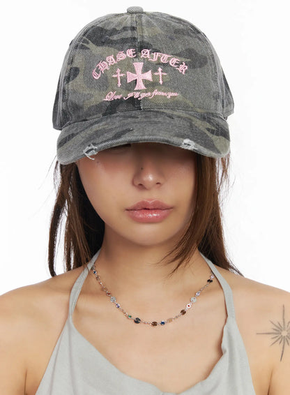 Camo Graphic Baseball Cap CM525