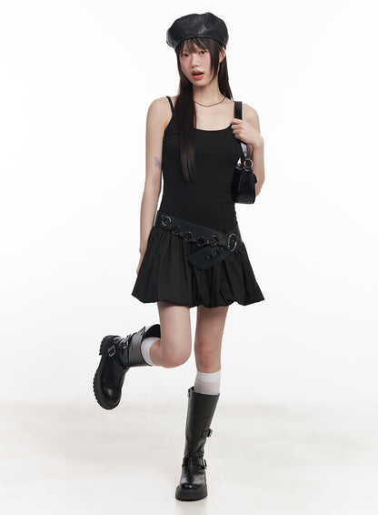 Balloon Cami Mini Dress CY521