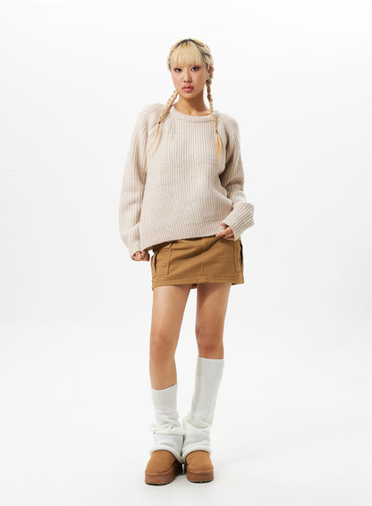 Chunky Sweater and Balaclava Set IO324