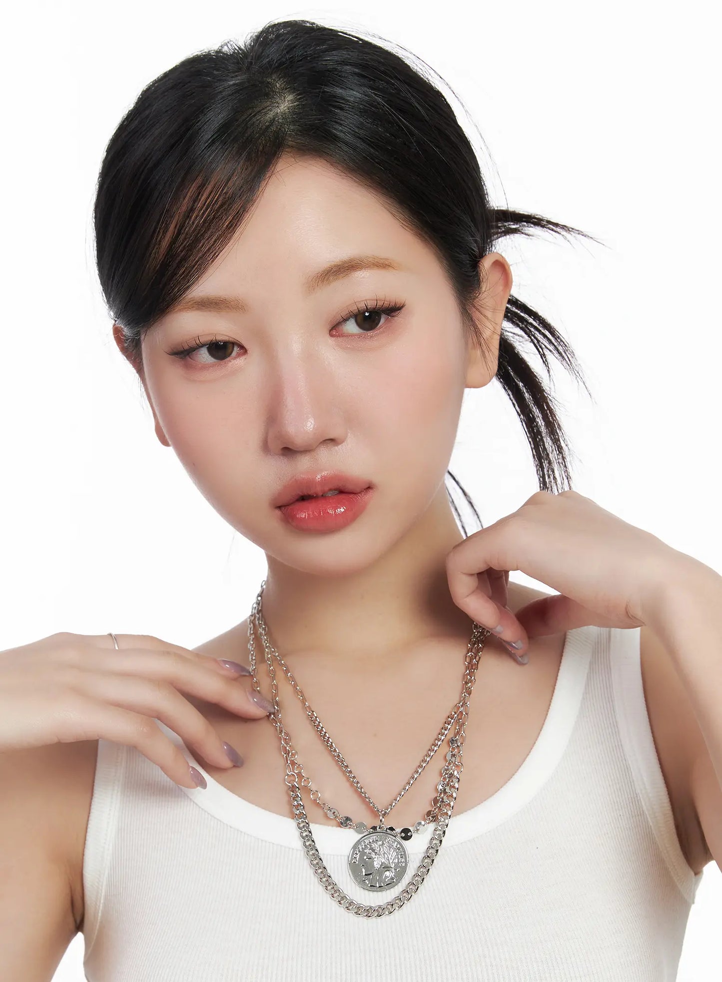 Bold Multi-Layer Y2K Necklace CF503