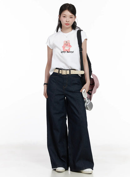 Azaria Wide Leg Jeans CA509