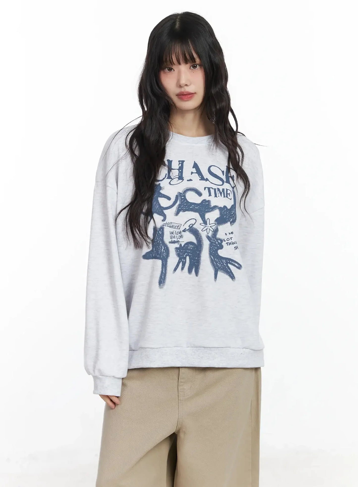 Chase Time Graphic Sweatshirt F516