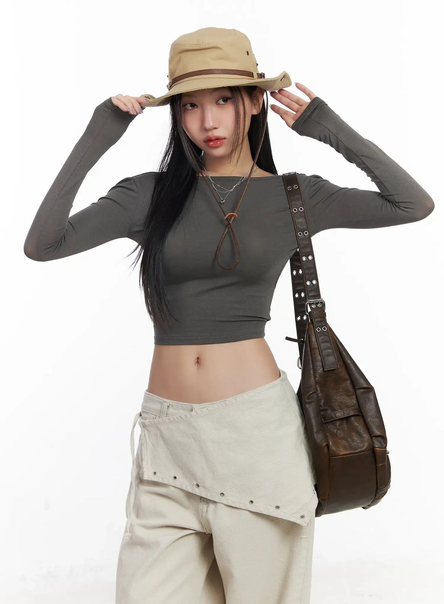 Backless Corset Crop Top CJ530