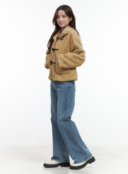 Aubrey Washed Classic Straight-Fit Jeans OO421