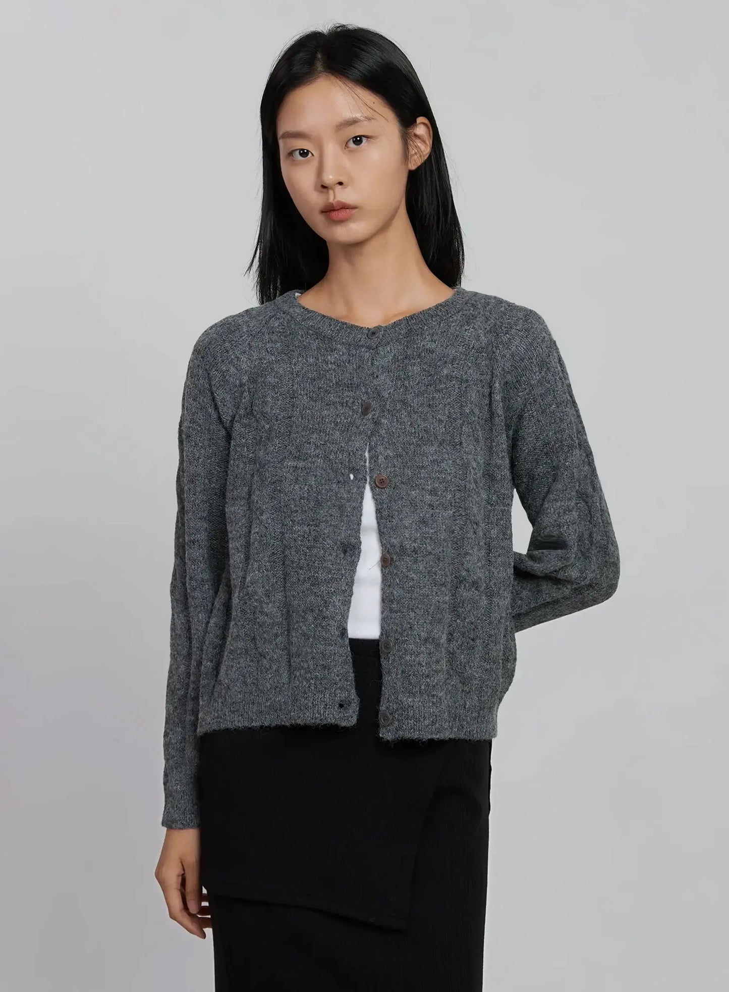 Cable Knit Cardigan ID516