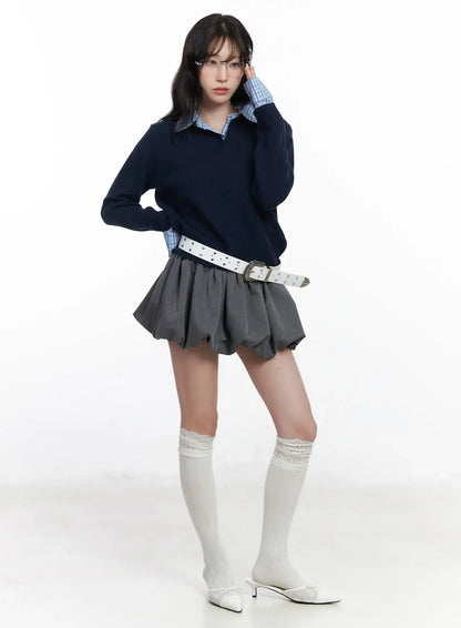 Bubble Mini Skirt CJ527