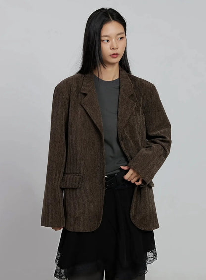 Classic Velvet Oversized Blazer IM520