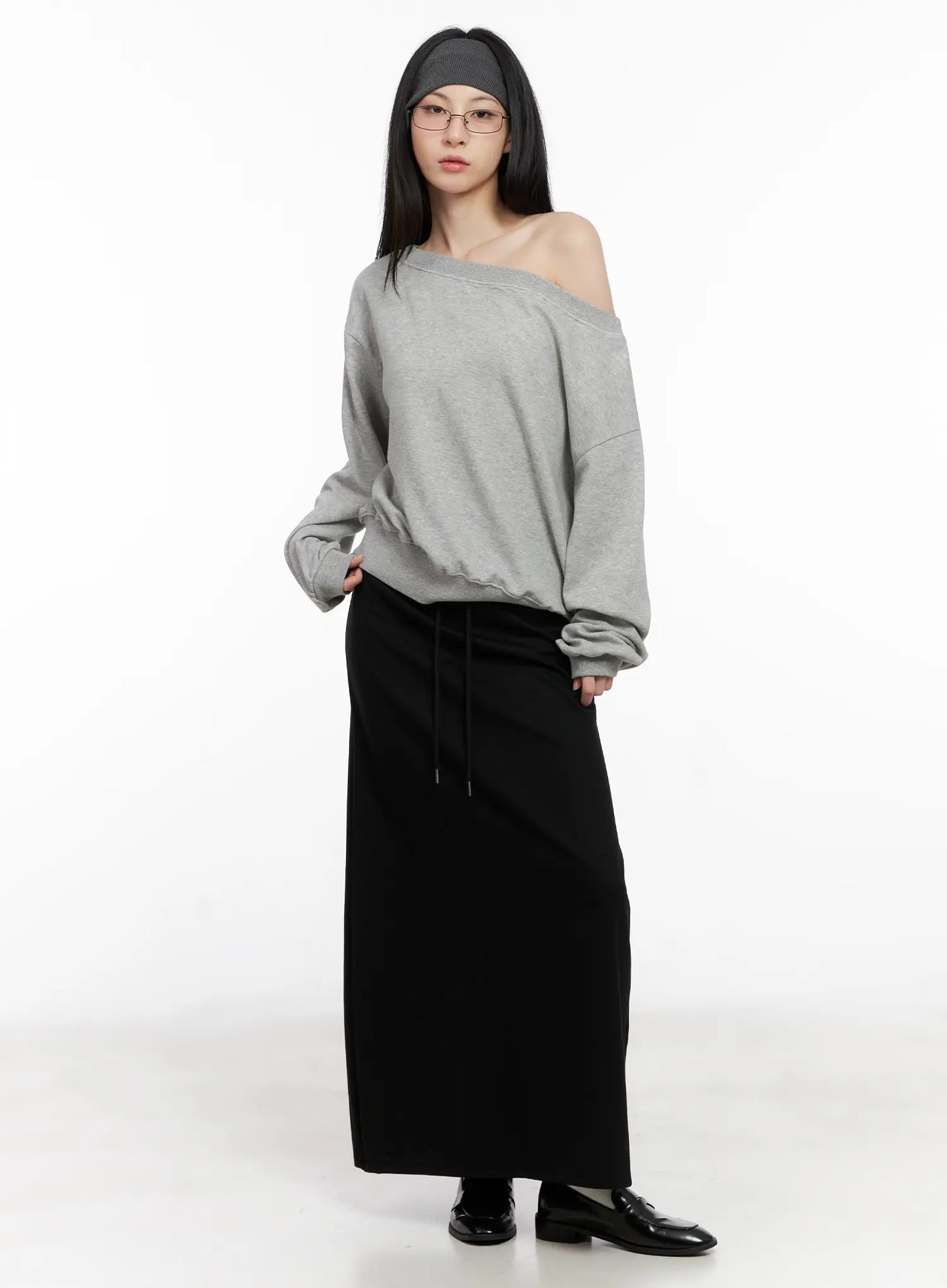 Classic Black Maxi Skirt CG522