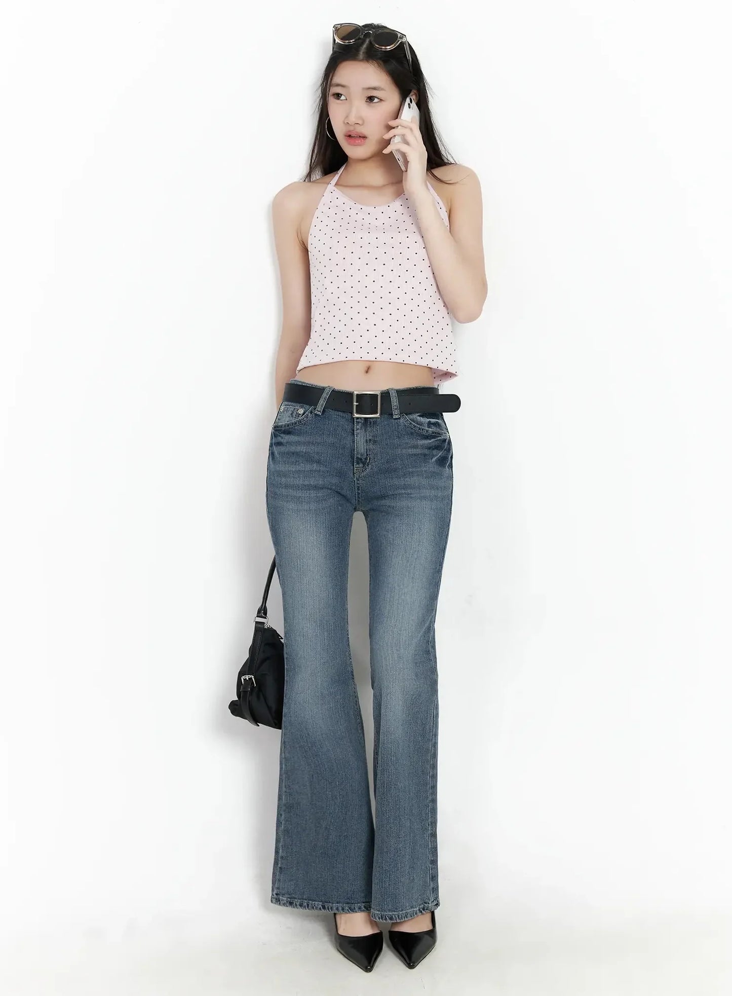 Amaris Low-Rise Bootcut Flared Jeans IM503