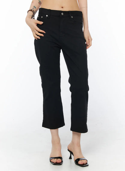 Black Ankle Pants CY527