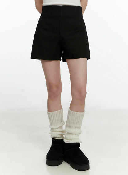 Classic High-Waist Cotton Short F502