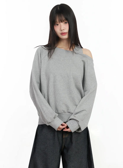 Casual Asymmetric Sweatshirt IM523