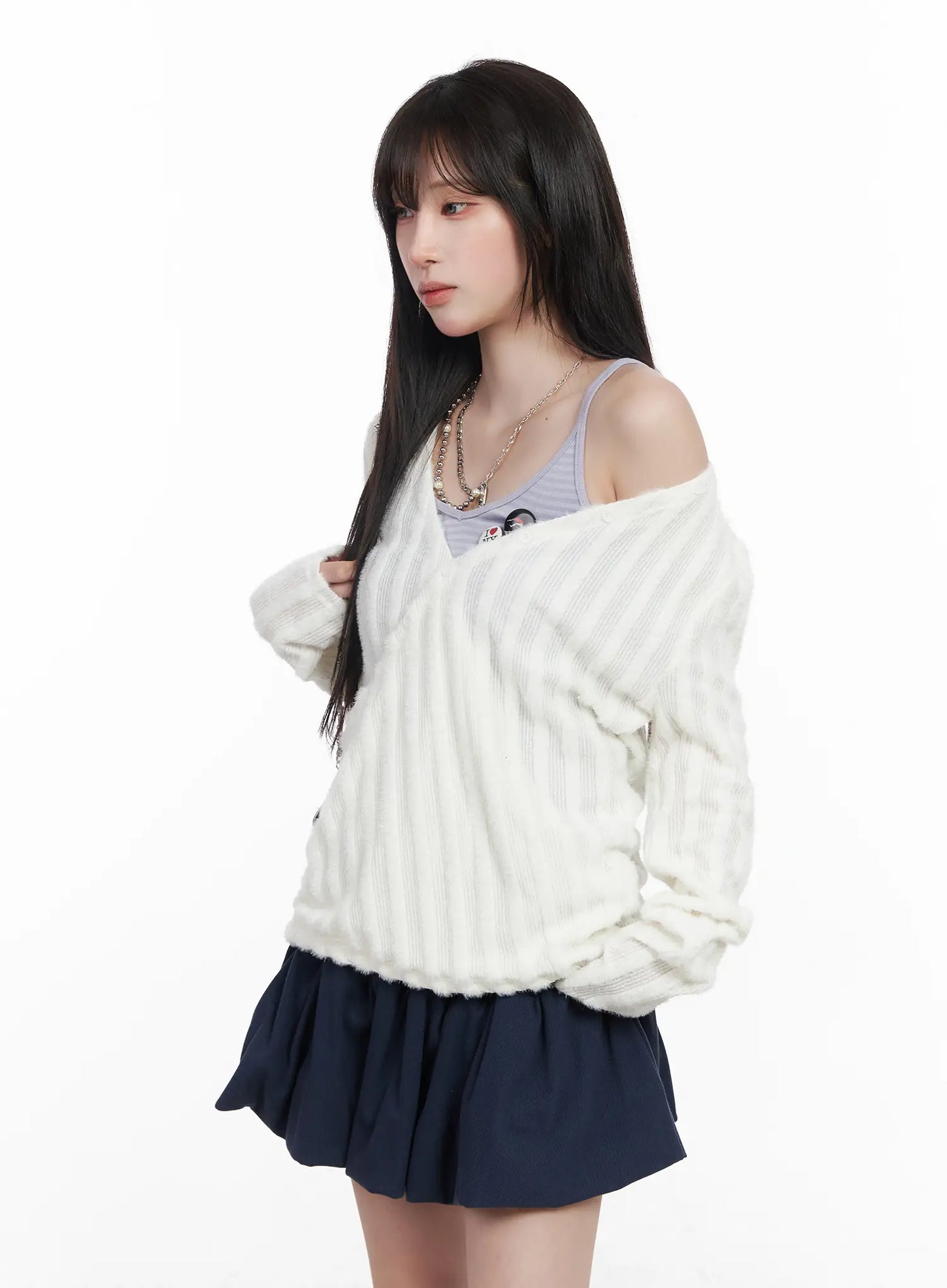 Casual Ribbed Sleeveless Top With Badges CF523